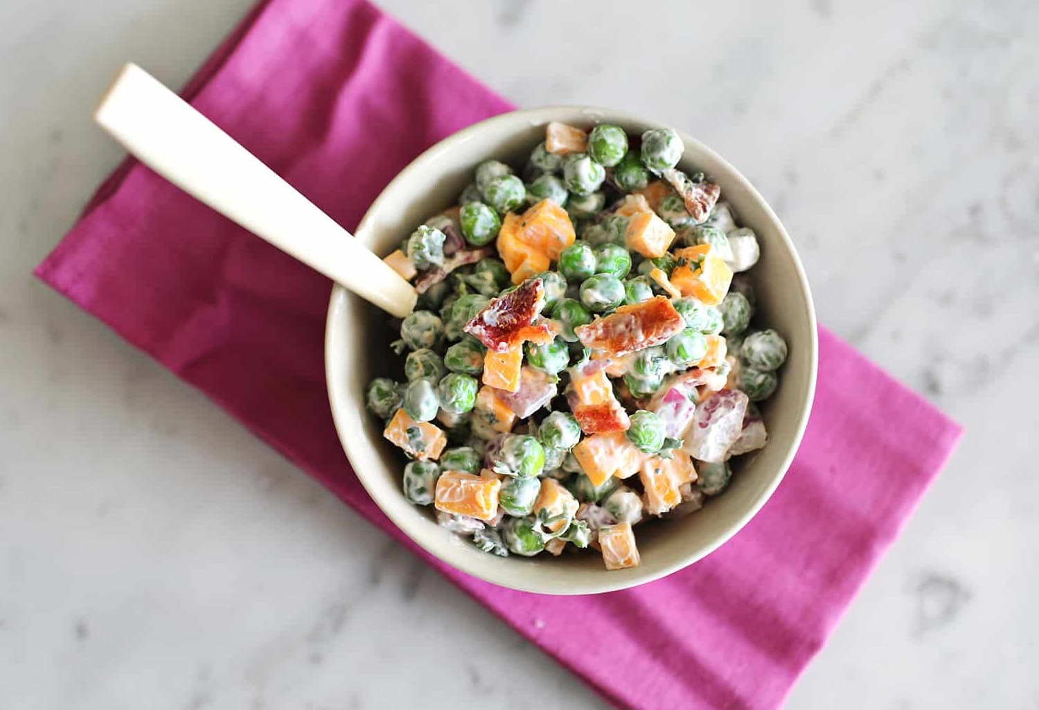 green-pea-salad-with-cheddar-cheese-recipe