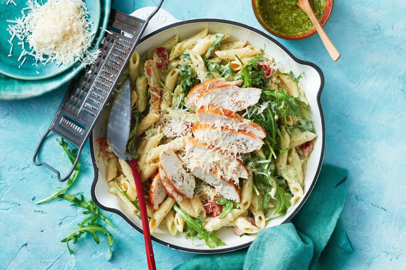 pesto-pasta-with-chicken-recipe